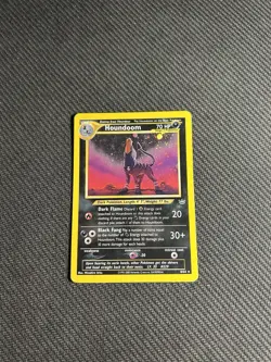 Pokemon TCG Houndoom 8/64 Neo Revelation Holo MP-/HP - Image 3