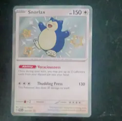 Pokemon TCG Snorlax PAF 202/091 Holo Regular English Nintendo 2024 - Image 1