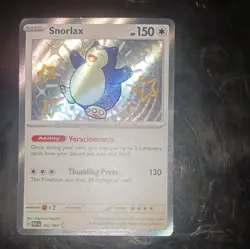 Pokemon TCG Snorlax PAF 202/091 Holo Regular English Nintendo 2024 - Image 2