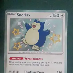 Pokemon TCG Snorlax PAF 202/091 Holo Regular English Nintendo 2024 - Image 3
