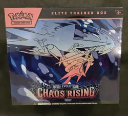 Pokemon Mega Evolution Chaos Rising Sealed ETB+Booster Bundle + 4 Sleeved Packs - Image 2