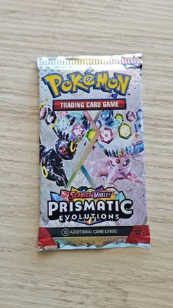 Pokemon Prismatic Evolutions Single Booster Pack Factory Sealed - Image 1