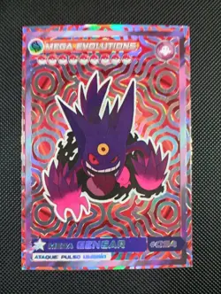 Pokemon Mega Gengar Mega Evolutions Set Galaxy Holo Peru US Seller - Image 1