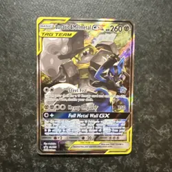 The Pokemon Company Lucario & Melmetal GX SM192 SM Promo Holo Basic 260 HP Eng - Image 1