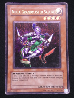 Ninja Grandmaster Sasuke / SOD-EN019 / Unlimited Ed / Ultimate Rare / HP - Image 1