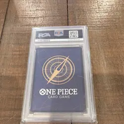 Bandai One Piece CCG Dracule Mihawk OP14-119 Secret Rare Foil PSA 10 EN - Image 2