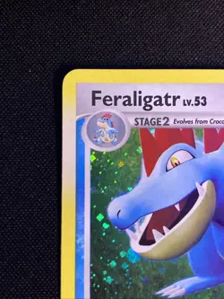 Pokemon Feraligatr Holo Card 8/123 Diamond & Pearl Mysterious Treasures Series - Image 3