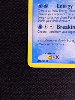 Pokemon Feraligatr Holo Card 8/123 Diamond & Pearl Mysterious Treasures Series - Image 4
