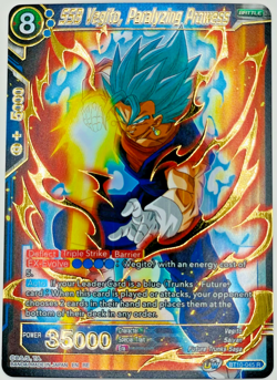 SSB Vegito, Paralyzing Prowess Foil Reprint R | Dragon Ball Super Card Game NM - Image 1