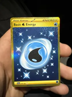 Pokemon Card - Basic Water Energy Paldea Evolved 279/193 Hyper Rare SV Full Art - Image 1