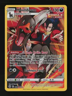 Houndoom TG10/TG30 Holo Brilliant Stars Trainer Gallery Pokemon Cards - Image 1