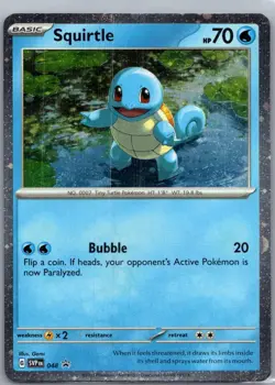 Squirtle - (Cosmos Holo) Promo Holo 048 SV: Scarlet & Violet Promo Cards NM - Image 1