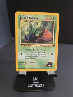 Erika's Oddish 70/132 Gym Challenge Regular 90s Vintage Oldschool Card! Pokemon - Image 1
