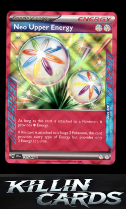 Neo Upper Energy 162/162 Pokemon ACE SPEC Rare SV05: Temporal Forces Card NM - Image 1