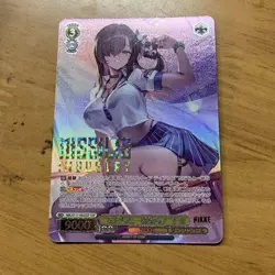 Nikke Trading Card Nagato Weiss Schwarz Rare Slightly Curved - Image 1
