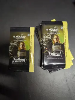 MTG Fallout Collectors Boosters Sample Pack Magic The Gathering - Image 1