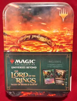 New! MTG Lord of the Rings: Tales of Middle-earth The One Ring Tin Sealed - Image 1