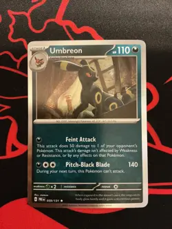 Umbreon 059/131 Holo Rare Prismatic Evolutions Pokemon Holo Lightly Played - Image 1
