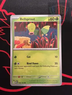 Bellsprout 069/165 Common 151 Pokemon Lightly Played - Image 1
