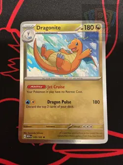 Dragonite 149/165 Rare 151 Pokemon Holo Lightly Played - Image 1