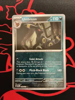 Umbreon 059/131 Holo Rare Prismatic Evolutions Pokemon Reverse Holo LP - Image 1