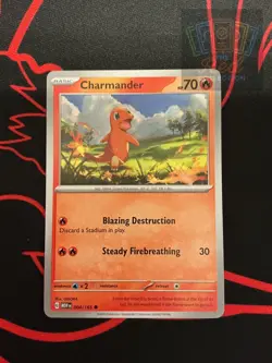 Charmander 004/165 Common 151 Pokemon Lightly Played - Image 1