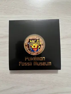 Pokemon Fossil Museum Japanese Exclusive Collectors Pikachu Coin - Image 1