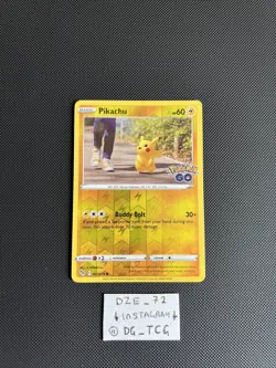 Pokemon Go - Pikachu - 027/078 - Reverse Holo - NM/M - Image 2