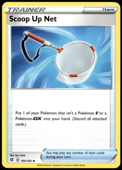 Scoop Up Net 165/192 Rebel Clash Uncommon NM Pokemon 2020 - Image 1