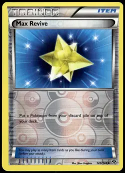 Max Revive 120/146 XY Reverse Holo Uncommon LP Pokemon 2014 - Image 1