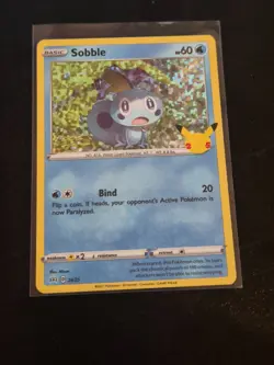 Pokemon - Sobble holo - 24/25 2021 mcdonalds promo mint b13 - Image 1