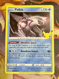 Pokemon TCG Palkia 004/025 HOLO Rare 25th Anniversary 2021 CELEBRATIONS NM/MINT - Image 1