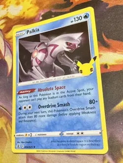 Pokemon TCG Palkia 004/025 HOLO Rare 25th Anniversary 2021 CELEBRATIONS NM/MINT - Image 5