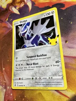 Pokemon TCG Dialga 020/025 HOLO Rare 25th Anniversary 2021 CELEBRATIONS MINT - Image 5