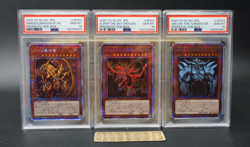 Yugioh Card - PSA10 OBELISK SLIFER RA Prismatic God Box PGB1-JPS01-03 Japanese - Image 1