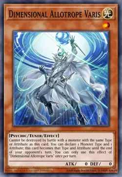 Yugioh - Dimensional Allotrope Varis (Super Rare) (1st Edition) - PHHY-EN028 (P) - Image 1