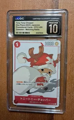 2023 ONE PIECE JPN TONY TONY CHOPPER PROMO ST01-006 CGC 10 PRISTINE - Image 1