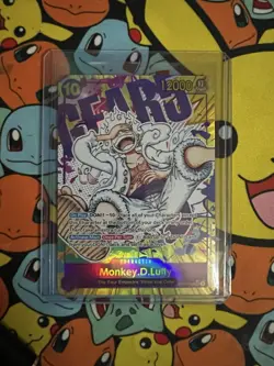 One Piece TCG OP05-119 Monkey D. Luffy Gear 5 Parallel SEC Alt Art English (B) - Image 1