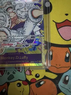 One Piece TCG OP05-119 Monkey D. Luffy Gear 5 Parallel SEC Alt Art English (B) - Image 4