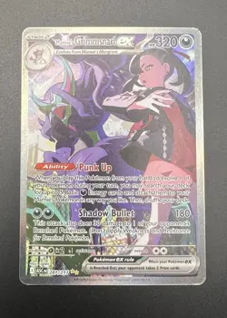 Marnie’s Grimmsnarl ex 287/217 Hyper Rare Pokemon Card Near Mint - Image 1