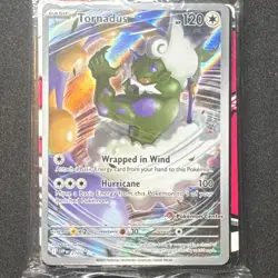 The Pokemon Tornadus SWSH210 Promo Holo Card English Sealed Pokemon Center Stamp - Image 3