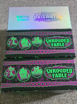 Three Pokemon ETB's full of cards. Job lot - Image 1