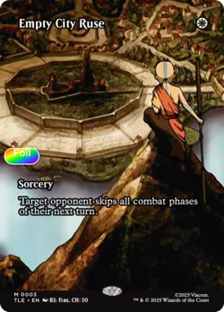 Empty City Ruse (Borderless) Foil 3 Avatar: The Last Airbender: Eternal-Legal... - Image 1