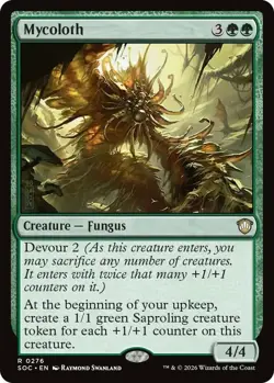 4x MTG Mycoloth, NM-Mint, English Commander: Secrets of Strixhaven - Image 1