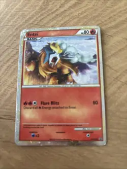 Pokemon Entei Silver Boarder Promo - Image 1