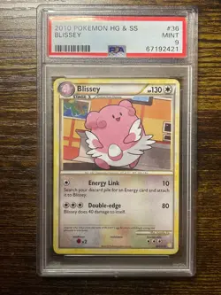 Blissey 36/123 Heartgold & Soulsilver Pokemon PSA 9 - Image 1