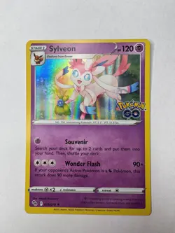 Sylveon Holo Holo Rare Pokemon GO 035/078 NM - Image 1