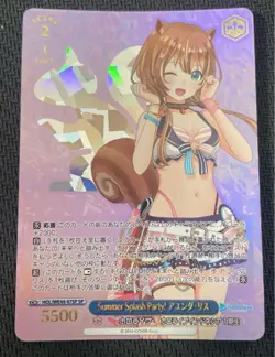 Weiss Schwarz Ayunda Risu SP Holo Live Trading Card Play Condition - Image 1