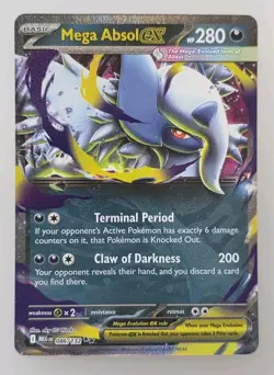 Pokemon Mega Absol ex 086/132 Me01: Mega Evolution Holo - Image 1