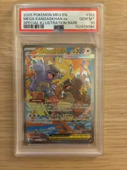 Pokemon TCG Mega Kangaskhan EX Mega Evolutions #182 PSA 10 - Image 1